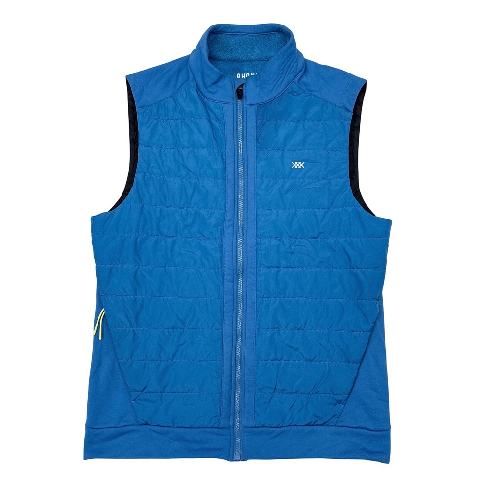 Rhone Alpine Insulated Golf Vest Mens Size Small Blue Activewear Athleisure